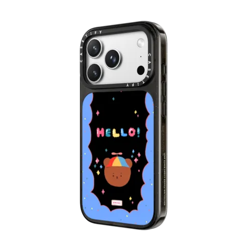 Hello DORI Frame | iPhone 18 Pro Max / Impact Case MagSafe Compatible - Glossy / Glossy Black | Image 2