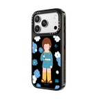 Sky blue KWONI | iPhone 18 Pro Max / Impact Case MagSafe Compatible - Glossy / Glossy Black | Image 2