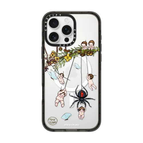Gumnut Babies Redback | iPhone 16 Pro Max / Impact Case MagSafe Compatible / Black | Image 1