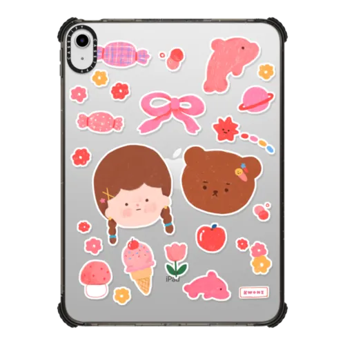 KWONI & DORI | iPad 10.9-inch (10th gen) / iPad Impact Case / Black | Image 1