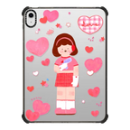 Pink KWONI | iPad 10.9-inch (10th gen) / iPad Impact Case / Black | Image 1