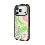 PINK & GREEN SHOULD ALWAYS BE SEEN | iPhone 17 Pro Max / Impact Case MagSafe Compatible / Black | Image 2