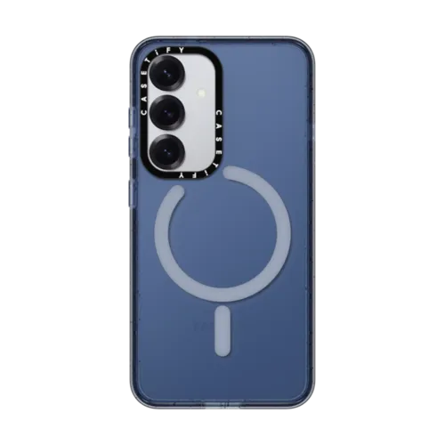Custom Phone Case | Galaxy S25 / Impact Magnetic Case / Classic Blue | Image 1
