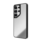 Custom Phone Case | Galaxy S26 Ultra / Mirror Magnetic Case / Silver on Black | Image 2