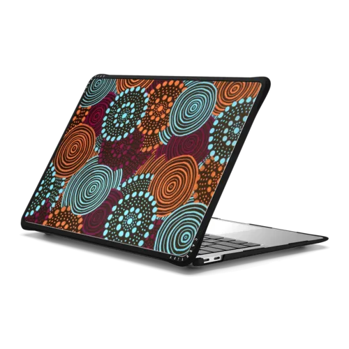 "Working Together" | MacBook Air 13-inch (M1 / Intel) / MacBook Impact Case / Black | Image 1