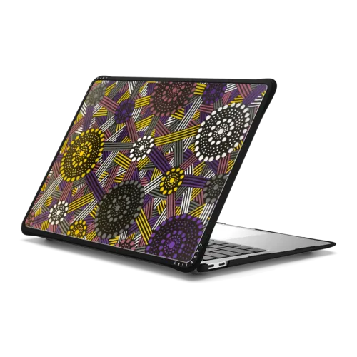 "Networking" | MacBook Air 13-inch (M1 / Intel) / MacBook Impact Case / Black | Image 1