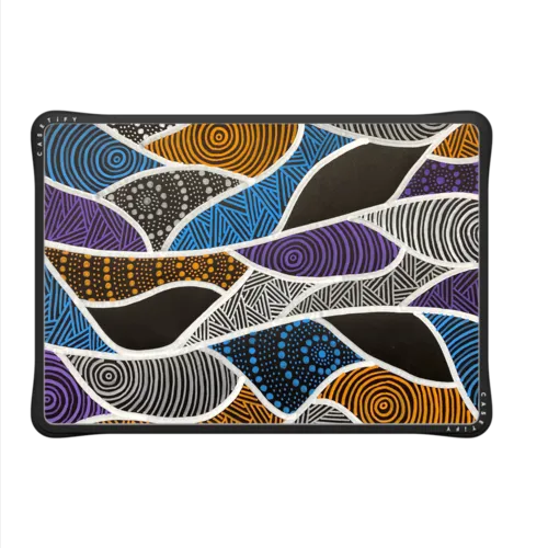 "Changing Tides" | MacBook Air 13-inch (M1 / Intel) / MacBook Impact Case / Black | Image 2