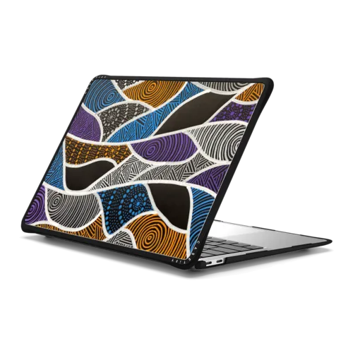 "Changing Tides" | MacBook Air 13-inch (M1 / Intel) / MacBook Impact Case / Black | Image 1