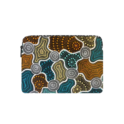 "Travelling" | Small (13") / Impact Laptop Sleeve / Multicolor | Image 1