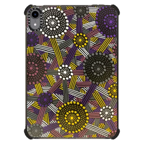 "Networking" | iPad mini (6th gen) / iPad Impact Case / Black | Image 1