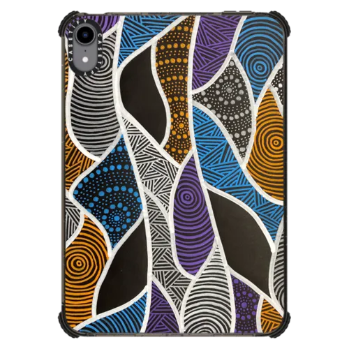 "Changing Tides" | iPad mini (6th gen) / iPad Impact Case / Black | Image 1