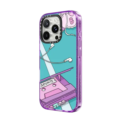 Sports | iPhone 16 Pro Max / Impact Case MagSafe Compatible / Purple | Image 2