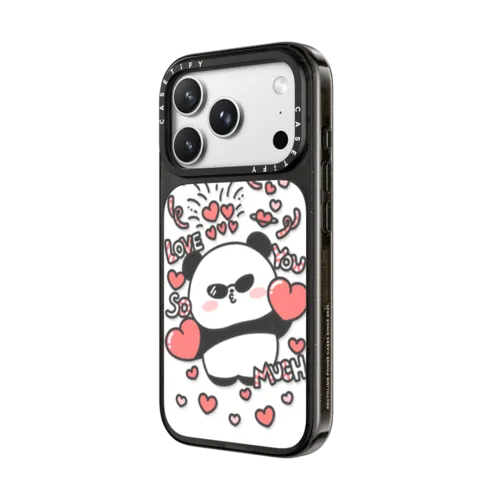 love you so much | iPhone 18 Pro Max / Impact Case MagSafe Compatible - Glossy / Glossy Black | Image 2