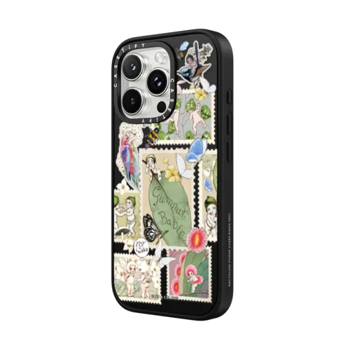 Gumnut Babies Sticker | iPhone 16 Pro Max / Impact Case MagSafe Compatible / Matte Black | Image 2