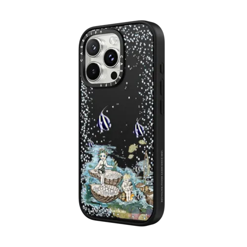 Little Obelia Frame | iPhone 16 Pro Max / Impact Case MagSafe Compatible / Matte Black | Image 2