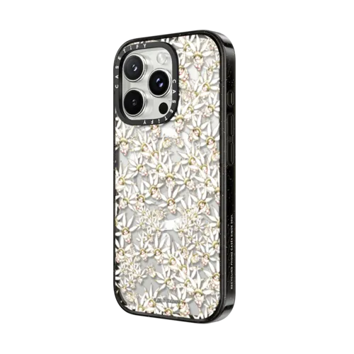 Flannel Flower Babies | iPhone 16 Pro Max / Impact Case MagSafe Compatible / Black | Image 2