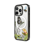 May Gibbs Butterflies | iPhone 16 Pro Max / Impact Case MagSafe Compatible / Black | Image 2