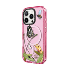 May Gibbs Butterflies | iPhone 16 Pro Max / Impact Case MagSafe Compatible / Pink Fizz | Image 2