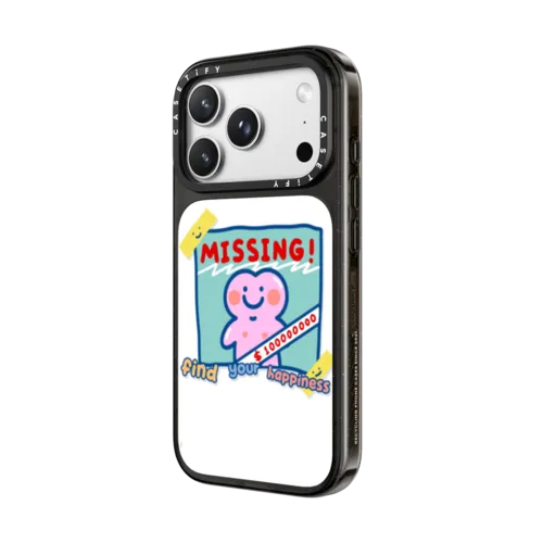 Find Your Happiness Case | iPhone 18 Pro Max / Impact Case MagSafe Compatible - Glossy / Glossy Black | Image 2