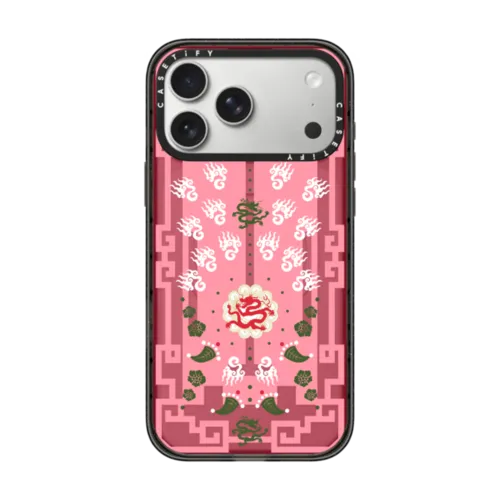 Red fireworks Case | iPhone 17 Pro Max / Impact Case MagSafe Compatible / Black | Image 1