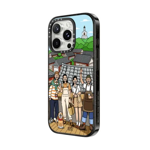 Rooftop Coffee | iPhone 16 Pro Max / Impact Case MagSafe Compatible / Black | Image 2
