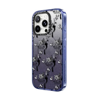 WooLeeX LOGO | iPhone 16 Pro Max / Impact Case MagSafe Compatible / Glitter Indigo | Image 2