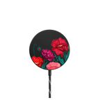 Poppies |   / PowerThru Magnetic Wireless Charger MagSafe Compatible / Black | Image 1