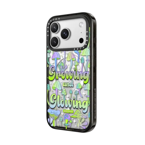 Growing & Glowing | iPhone 17 Pro Max / Impact Case MagSafe Compatible / Black | Image 2