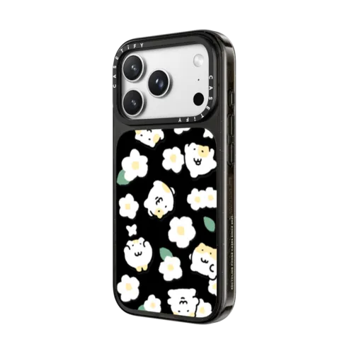 Egg Flower | iPhone 18 Pro Max / Impact Case MagSafe Compatible - Glossy / Glossy Black | Image 2