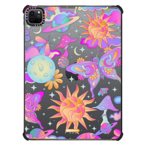 Space Garden | iPad Pro 11-inch (3rd/4th gen) / iPad Impact Case / Black | Image 1