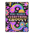 Make Everything Groovy | iPad Pro 12.9-inch (5th/6th gen) / iPad Impact Case / Black | Image 1