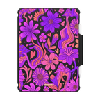 Groovy Floral | iPad Pro 12.9-inch (5th/6th gen) / iPad Impact Folio Case / Black | Image 1