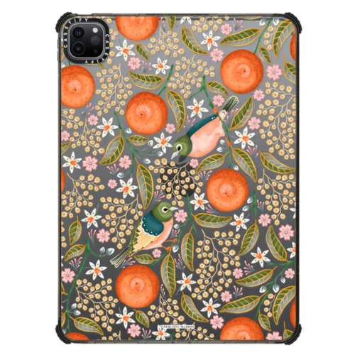 Waxeyes & Oranges | iPad Pro 11-inch (3rd/4th gen) / iPad Impact Case / Black | Image 1