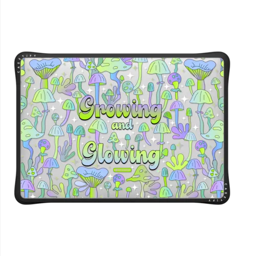 Growing & Glowing | MacBook Air 13-inch (M1 / Intel) / MacBook Impact Case / Black | Image 2