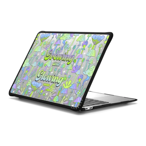 Growing & Glowing | MacBook Air 13-inch (M1 / Intel) / MacBook Impact Case / Black | Image 1