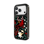 Cardinal at Christmas | iPhone 18 Pro Max / Impact Case MagSafe Compatible - Glossy / Glossy Black | Image 2