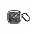 WLX Comics-Mens AirPods Case | AirPods 4 & 5 / Earbuds Mirror Case / Silver | Image 1