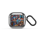 WLX Comics-Mens AirPods Case | AirPods 4 & 5 / Earbuds Mirror Case / Silver | Image 1