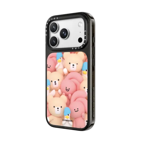 PINK & VEN & HIPPY | iPhone 18 Pro Max / Impact Case MagSafe Compatible - Glossy / Glossy Black | Image 2