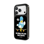 HIPPY SKATEBOARD | iPhone 18 Pro Max / Impact Case MagSafe Compatible - Glossy / Glossy Black | Image 2