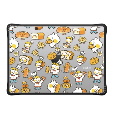 Itty Bitty Bread Bakery | MacBook Pro 14-inch (M1 - M5) / MacBook Impact Case / Black | Image 2
