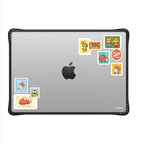 Particular Postage Party | MacBook Pro 14-inch (M1 - M5) / MacBook Impact Case / Black | Image 2