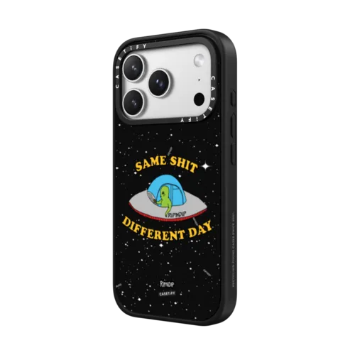 Same Day Different Shit Case | iPhone 17 Pro Max / Impact Case MagSafe Compatible / Matte Black | Image 2