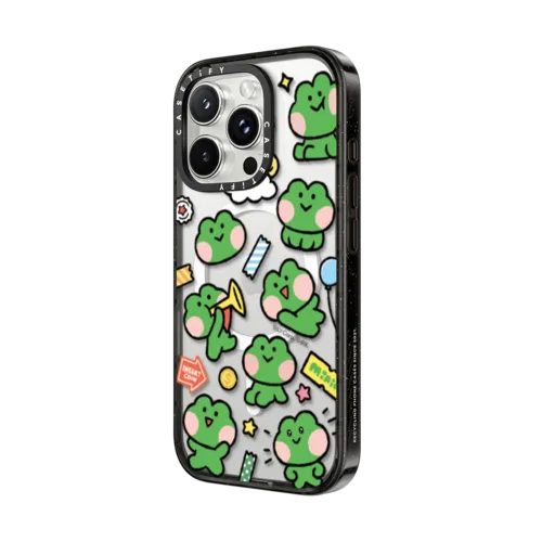 lenini stickermania Case | iPhone 16 Pro Max / Impact Case MagSafe Compatible / Black | Image 2
