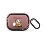 minini Sticker AirPods Case | AirPods Pro 2 / Earbuds Bounce Case / Matte Dusty Rose | Image 1