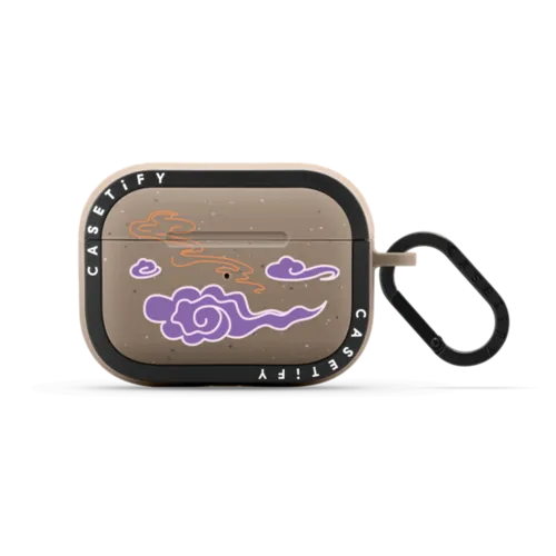 Cloud AirPods Case | AirPods Pro 2 / Earbuds Bounce Case / Matte Taupe | Image 1