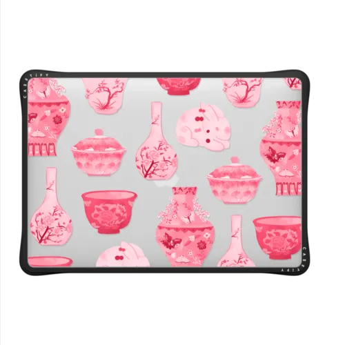 Pink china Macbook Case | MacBook Air 13-inch (M1 / Intel) / MacBook Impact Case / Black | Image 2