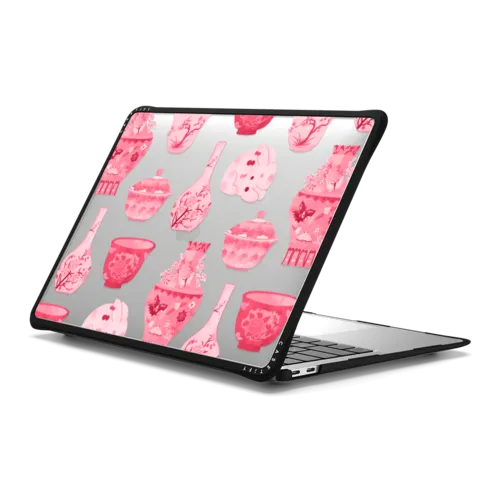 Pink china Macbook Case | MacBook Air 13-inch (M1 / Intel) / MacBook Impact Case / Black | Image 1