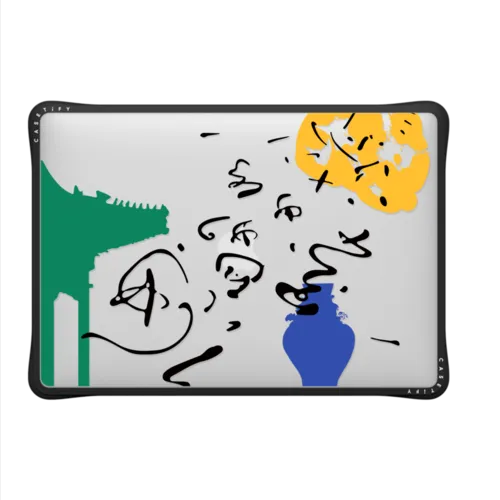 Blue pavilion Macbook Case | MacBook Air 13-inch (M1 / Intel) / MacBook Impact Case / Black | Image 2