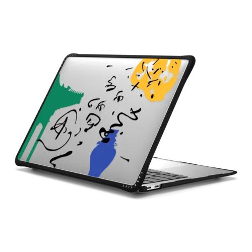 Blue pavilion Macbook Case | MacBook Air 13-inch (M1 / Intel) / MacBook Impact Case / Black | Image 1